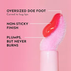 Forget the Filler Lip Plumping Line Smoothing Gloss - Cherry Vanilla - Premium Volumizing Lip Gloss with Natural Ingredients Designed to Plump, Firm, and Hydrate Lips 0.11 oz