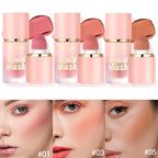 Jolilab Liquid Blush - High Pigment, Long - Lasting, Buildable Color for a Natural Glow（#1+3+5）