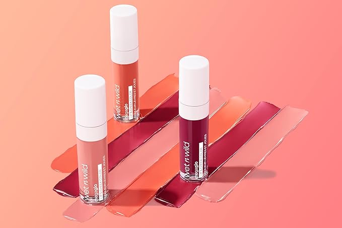wet n wild Mega Glo Lip & Cheek Color, Creamy Coral Stain, Buildable Multi-Use Soft Matte Finish, Vegan & Cruelty-Free - Coral Dream