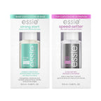 Essie Base Coat & Top Coat Set, Strong Start Strengthener Base Coat + Speed Setter Fast-Drying Top Coat, Gifts For Women And Men, 0.46 Fl Oz Each