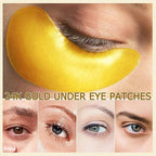 Under Eye Patches (30 Pairs) -24K Gold Eye Masks for Puffy Eyes and Dark Circles Collagen Skin Care Products,Smooth Fine Line, Nourish Skin, Gel Under Eye Patches for Women And Men