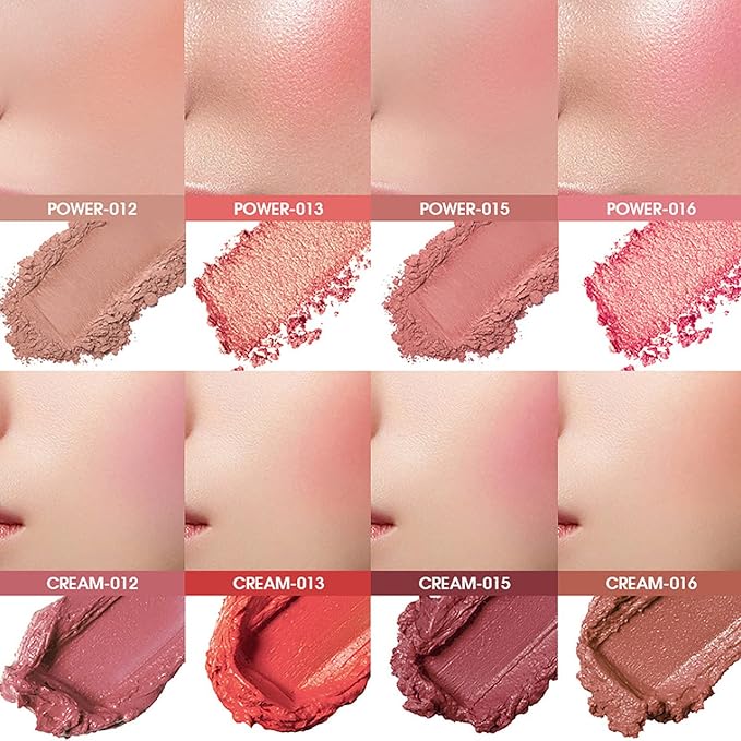 8 Colors Blush Palette, Matte Light Luxury Blush Powder Bright Shimmer Face Blush, Contour and Highlight Blush Palette, Professional Facial Beauty Cosmetic Makeup Blush