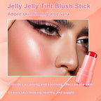 2PCS Cooling Water Jelly Lip Tint/Blush, Jelly Blush Cooling