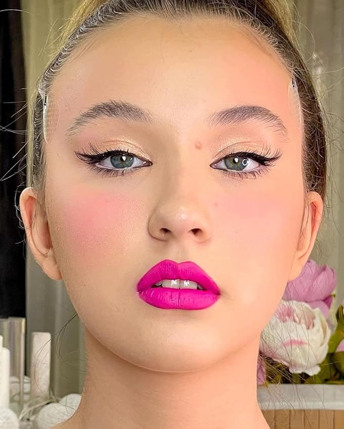 Oulac Matte Pink Lipstick for Women, Long Lasting Liquid Lipstick High Impact Lip Color Full Coverage Lip Makeup with Vitamin E Waterproof Formula,Vegan