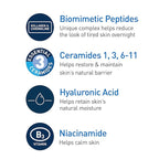 CeraVe Skin Renewing Night Cream, Niacinamide, Peptide Complex, and Hyaluronic Acid Moisturizer for Face, 1.7 Ounce, Packaging may Vary