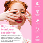 VANREESA 42 Pcs Gel Nail Polish Kit with U V Light 24 Colors Gel Polish Nail Kit Bright Pink Orange Green Glitter Blue Purple Nail Kit for Beginners Gifts for Women DIY at Home