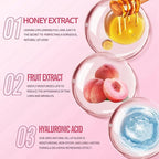 Honey Lip Oil Set, 2pcs Moisturizing Cute Lip Gloss Gift Set, Jelly Honey Lip Oil Gloss, Colorless Lip Care Oils For Very Dry Lips, Plumping & Hydrating Lip Glow Oil Lip Care Products
