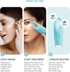 FOREO IRIS Eye Massager Dark Circle Remover & Eyebag Remover Eye Depuffer Anti Aging Increases Absorption of Eye Mask Essences| Waterproof 2-year Warranty Mint