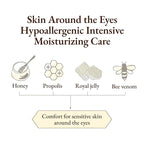 Honey Bee Venom Hydrogel Eye Masks for Dark Circles and Puffiness Bee Propolis Hydrogel Depuffing Eye Patches w/Bee Venom, Collagen & Niacinamide for All Skin Types (Pack of 60 Eye Pads)