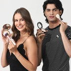 Pro makeup Artist Brushes Set 32Pcs Luxury Goat Hair Horse hair Makeup Brush Set eye and face brushes for every possibility By Bueart Design (Pearl White)