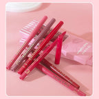Lip Liner Set,6 Colors Non-Stick Cup Brown Pink Long