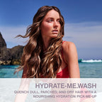 KEVIN.MURPHY HYDRATE-ME.WASH - Hydrating Shampoo for Natural & Coloured Hair - For Dull, Parched & Dry Hair - Deep Nourish Shampoos - 250 ml / 8.4 fl oz