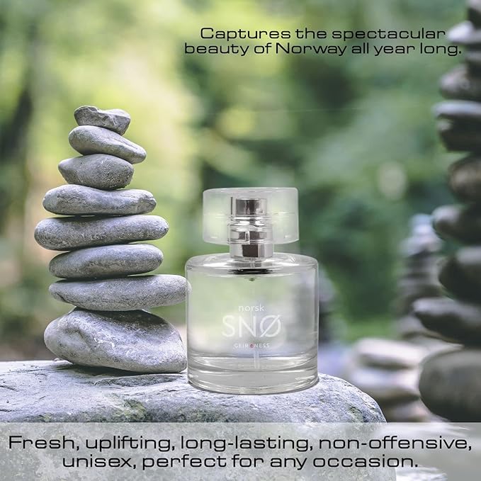Geir Ness NORSK SNØ Eau de Parfum - Unisex Cologne with Fresh Herbs Sensual Perfume - Unisex Natural Perfume (50 ml)
