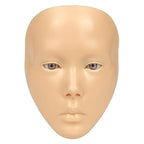 Makeup Practice Mannequin Face, 5d Reusable Silicone Makeup