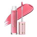 Juvia's Place Smoothie Lip Gloss Strawberry Bliss - Hydrating Cream Lipgloss w/Pink & Mauve Tones - Non Sticky Plumping Glosses - High Shine Lipgloss for Women -Lip Plumper w/Cocoa Butter & Chia Oil