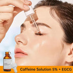 Caffeine solution 5% + egcg,