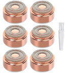 Facial Hair Remover Replacement Heads for Flawless Replacement Heads Gen 2 Suitable for Finishing Touch Flawless Facial Hair Removal Tool for Women,Double Halo Painless and Smooth As Seen On Tv,6 Pcs.