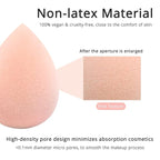 BEAKEY Makeup Sponge Set, Foundation Blending Sponge, Beauty Sponges Flawless for Liquid, Cream, and Powder, Microfiber Latex-Free and Vegan Boun Boun Sponges, 5 Pcs Pink Makeup Sponges