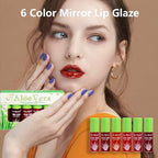 6 Color Lip Oil, Big Brush Head Hydrating Big