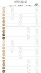 Airbrush Makeup Mini Sets (Pro Foundation Mini 20)