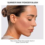 Makeup Powder Blush for cheeks | "Summer Rain" | 4g / 0.141oz | Cruelty-Free, Vegan, Clean Beauty | Buildable & Blendable for Natural, Healthy Glow | Coral, Peach & Golden Hues