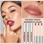 3 Colors Peel off Lip Liner Tattoo, Peel Off Lip Stain Tattoo with Matte Finish, Infused with Vitamin E, Tattoo Lipstick Long Lasting Plump Lip Makeup Gift for Women