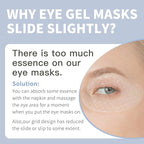 Hydro Collagen Eye Mask Crystal Eye Patches Anti-Aging Under eye Pads Natural Eye Treatment for Wrinkles Dark Circles Bags Moisturize Puff Eye Spa-16 Pairs