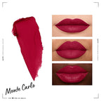 NYX PROFESSIONAL MAKEUP Soft Matte Lip Cream, Lightweight Liquid Lipstick - Monte Carlo (Deep Cranberry Red)