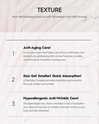 SNP Anti-Wrinkle Eye cream Hypoallergenic Hydrating 5 Hyaluronic Acids 6 Peptides Moisturize Vitalize 1.69 Fl Oz PREP