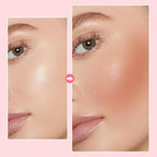 3 Colors Blush Palette, Blush and Highlighter Palette, Glowing Makeup