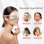 Warm cold eye mask silky