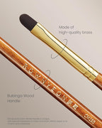 Desert Oak Series Pixel-Precise Detail Concealer Brush - Micro Teardrop Head for Acne Scars & Dark Spots, Sustainable Bubinga Handle (CM 195)