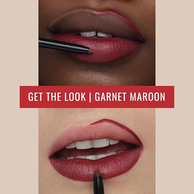 Runway Rogue Designer Liner Lip Pencil, Matte Garnet-Maroon Lip
