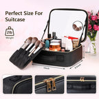 Vanmrior travel makeup bag make