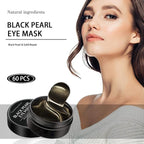 Under Eye Patches for Puffy Eyes: 60PCS Collagen Eye Gels Pads - Black Pearl Under Eye Mask - Reduce Dark Circles & Bags - Skin Eye Care Products