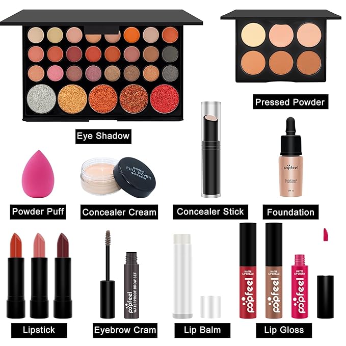 All-in-one Makeup Full Gift Set for Women, Include