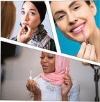 Bercoor 30 Pack Lip Gloss Tube, 10ml Empty Refillable Lip Balm Bottle Clear Plastic Lip Gloss Container with Rubber Stoppers for DIY Makeup, Personal Cosmetic, Black, Sliver and Pink