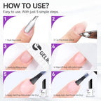 Nail Repair Prep Dehydrator and Primer Kit - Gelike EC Acid-Free Fast Air Dry for Bond Acrylic Gel Tips - Safe Healthy Foundation for Weak Thin Nails - Long Lasting for Professional Salon Manicure