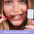 Kosas Wet Lip Oil Gloss - Hydrating Lip Plumping Treatment with Hyaluronic Acid & Peptides, Non-Sticky Finish (Jellyfish)