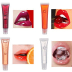 6Pcs Lip Glow Oil Wet, Hydrating Candy Lip Glow
