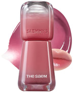 THESAEM Saemmy's Ade Shot Tint - Korean Lip Titnt, Water Gel Lip Stain with Plump Glowy Moisturizing Finish, Buildable Radiant Gloss, Long-Lasting Comfort, 0.1 fl.oz. (04 Violet Gin)