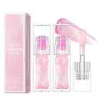 2PCS Magic Color Changing Lip Oil - Big Brush, Long Lasting Shimmery, Warm Change Hydrating Lip Gloss