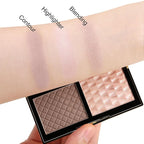 Boobeen 2 in 1 Contour Makeup Palette Highlighter