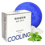 Maka Nature Low-Carbon Shampoo Bar | Korean K-Beauty Haircare with Natural Ingredients for Scalp & Hair Types | Vegan, Eco-Friendly, pH balanced, 3.35oz (Cooling)