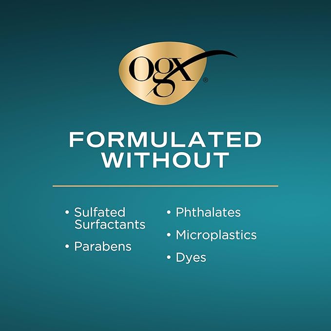 OGX Clarifying Strength + Rosemary Mint Shampoo, Clarifying Shampoo for Oily Hair Visibly Helps Remove Oil & Residue to Clear Away Buildup, Sulfate-Free Surfactants, 13 fl. oz