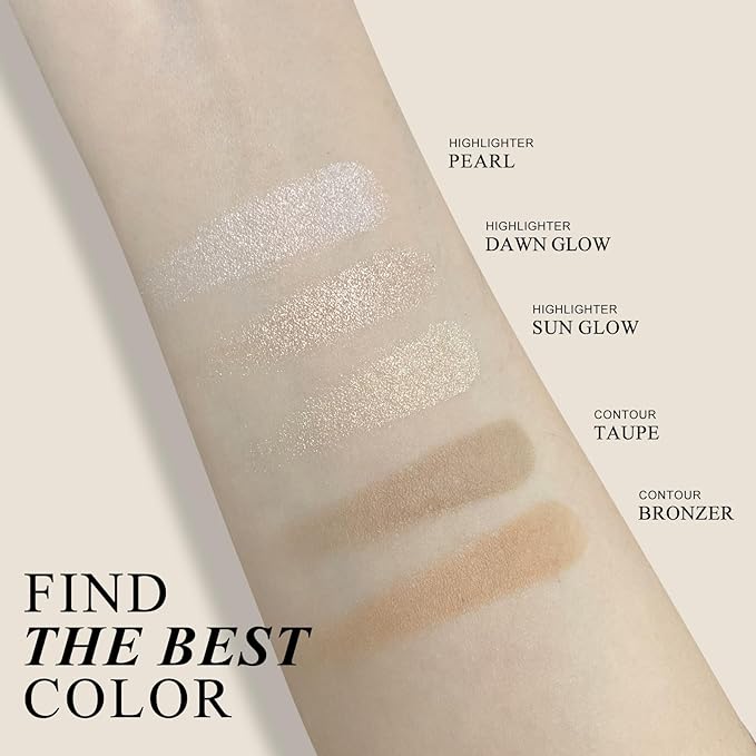 KYDA Face Sculpting Contour Palette, Smooth Matte Contour