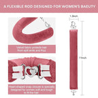 Heatless Curls Overnight Set - Jumbo Overnight Hair Curlers to Sleep In, Soft Velvet Hair Rollers for Women, No Damage Curls Styling Tools 3pcs