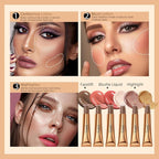 3PCS Liquid Contour Beauty Wand, Liquid Blush Highlighter
