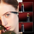 Unaone 4 in 1 Makeup Brush - Travel Lip Brush Eyebrow Brush Eyeshadow Brush Concealer Brush, Portable Multi-function Makeup Brushes