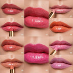 Oulac Orange Lipstick - Moisturizing Lip Stick Glossy Tinted Lip Balm, Sheer Shine Juicy Finish, Lightweight and Hydrating Formula for Dry Lip Care, Vegan 2.2g/0.07oz (08)